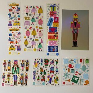 Pipsticks Winter Stickers Set Presents Nutcracker & More